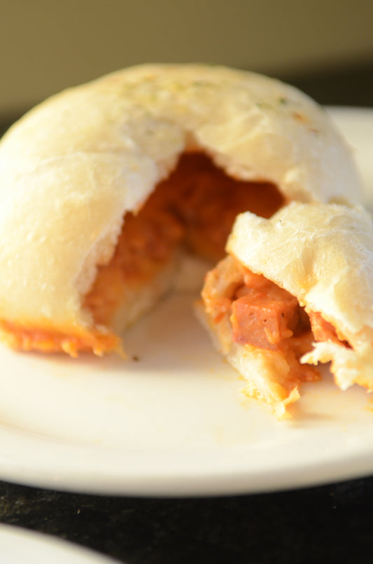 Pepperoni Pizza Stuffed Bun