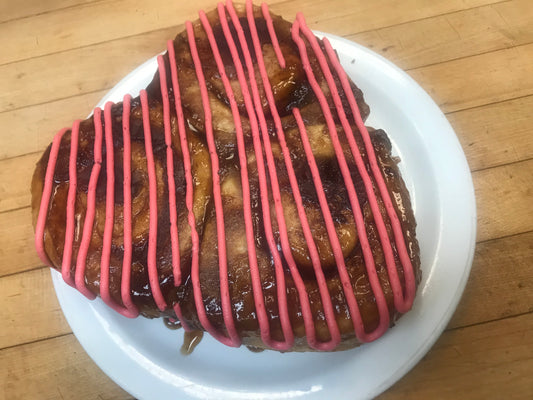 Heart Shaped Cinnamon Buns